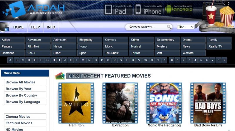 Legal and Illegal Streaming Sites like Afdah to Watch Afdah Movies, Afdah TV