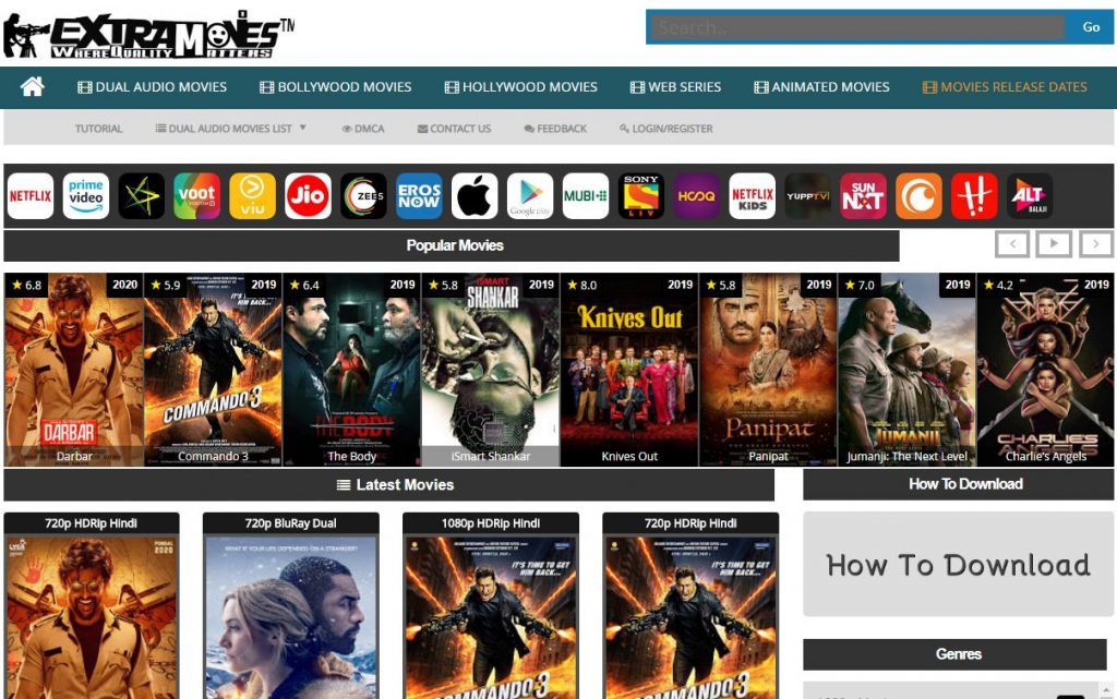 Extramovies 2021: Illegal HD Movies Download